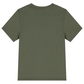 Boys Green Logo T-Shirt