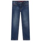 Boys Blue Denim Jeans, 1, hi-res