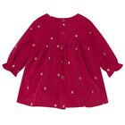 Baby Girls Red Polka Dots Dress, 1, hi-res