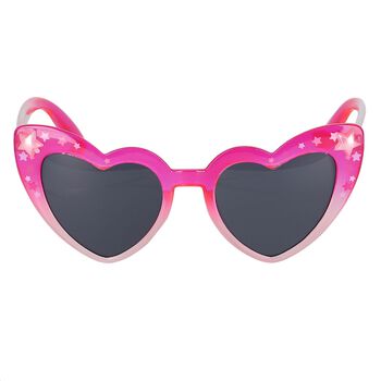 Girls Pink Star Logo Sunglasses