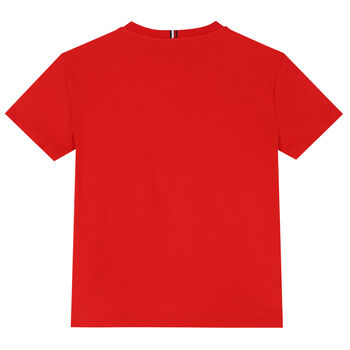 Boys Red Varsity Logo T-Shirt