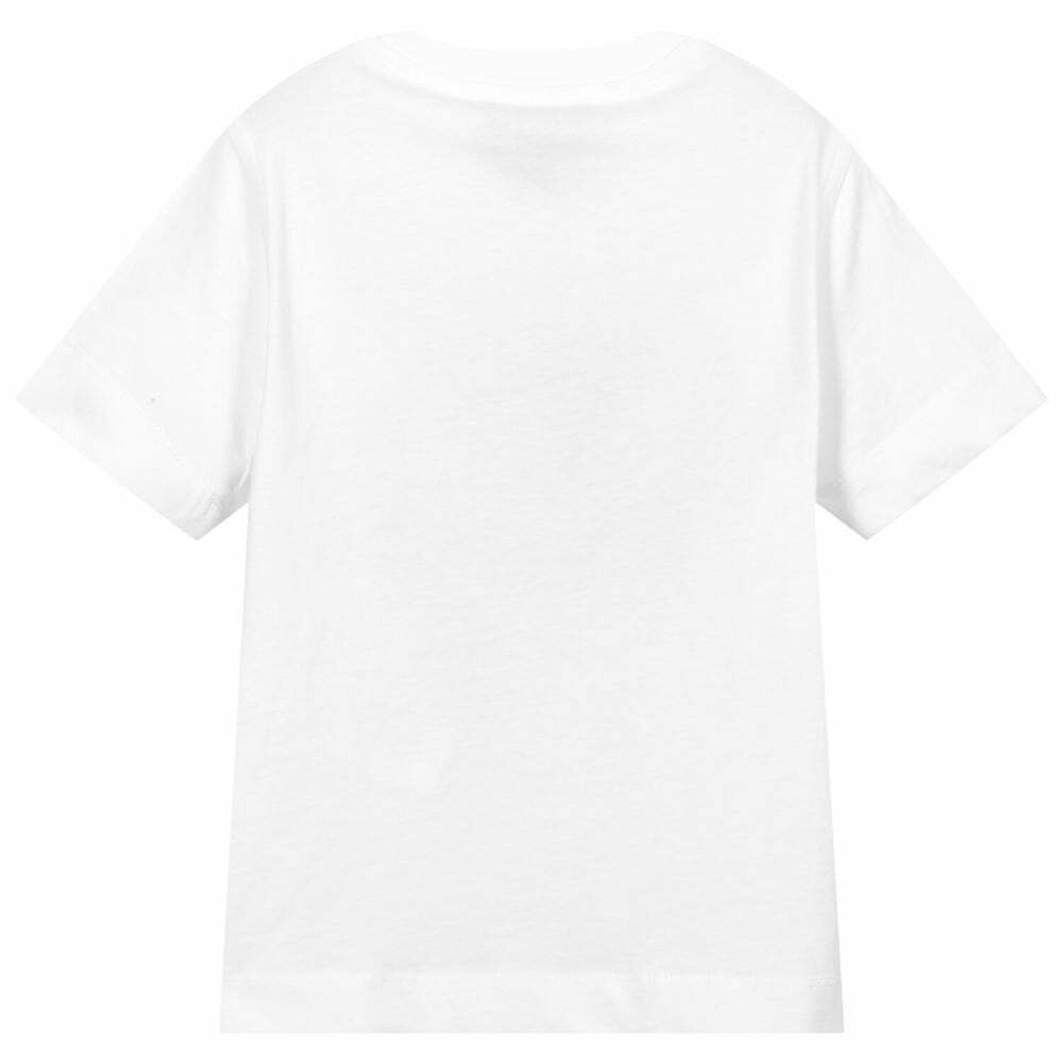 Boys White Logo T-Shirt, 1, hi-res image number null