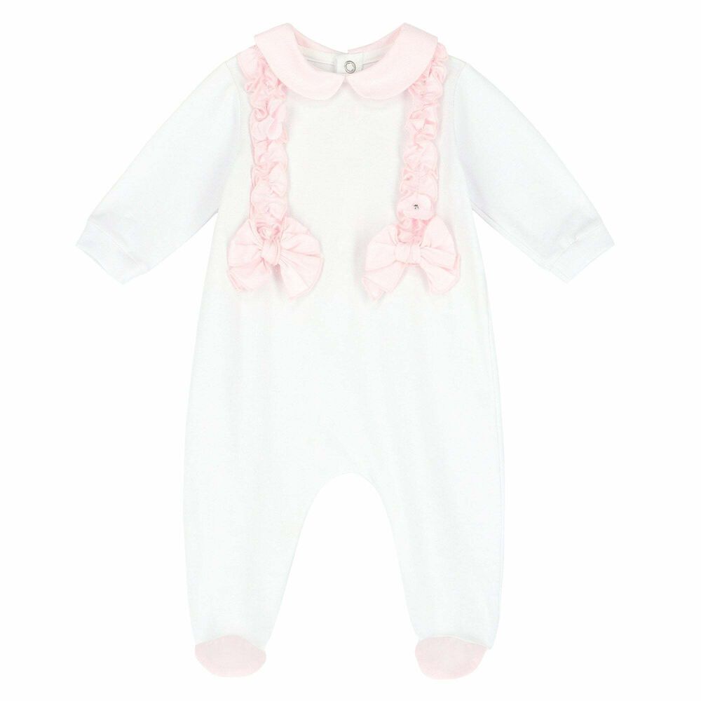 Bimbalo - Baby Girls Pink Floral Top & Bloomers Set