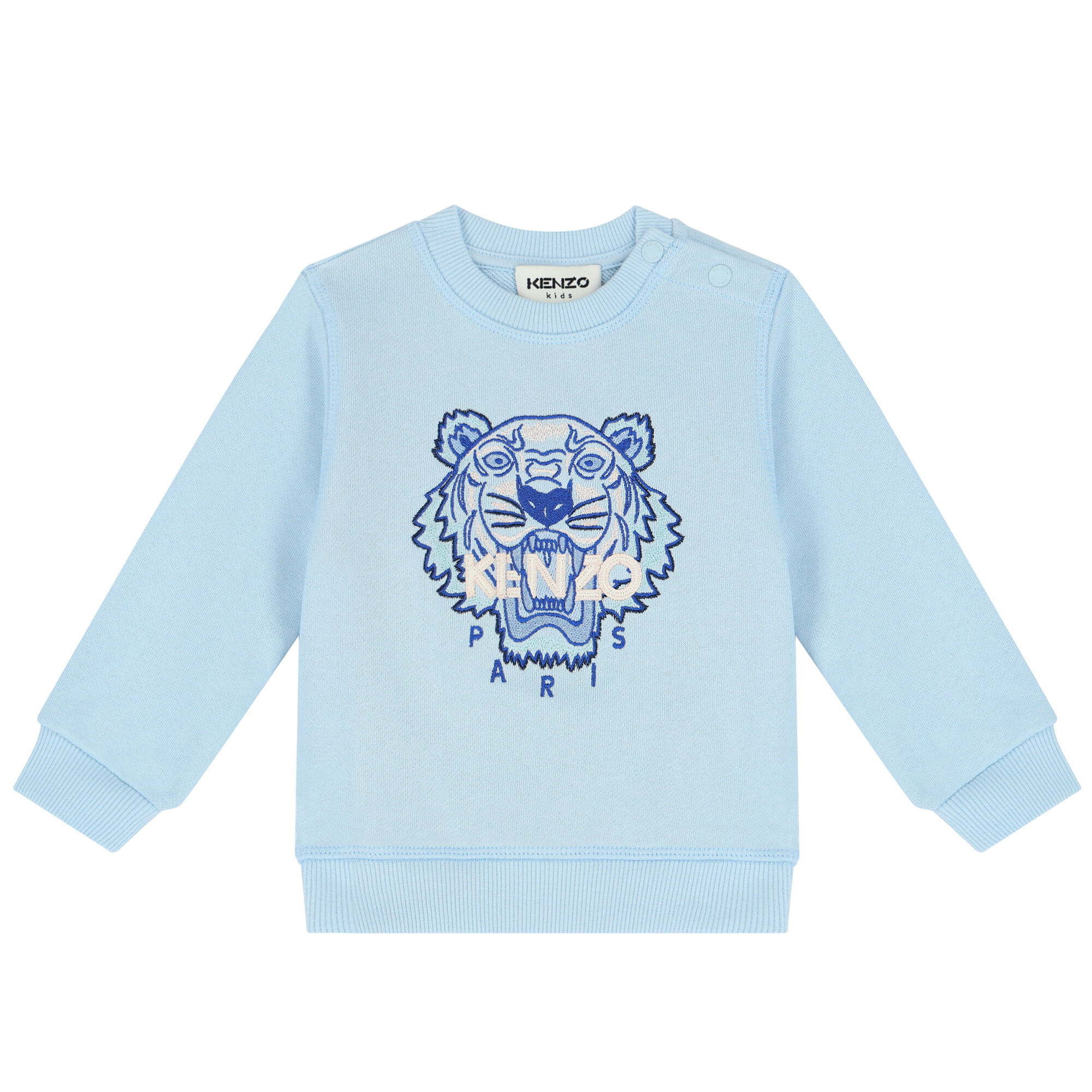 KENZO KIDS Younger Boys Blue Tiger Sweatshirt | Junior Couture USA
