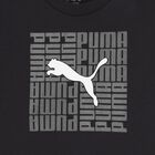 Boys Black Logo T-Shirt, 1, hi-res