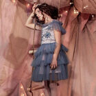 Girls Grey Stargazer Tutu Dress, 1, hi-res