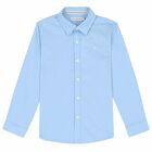 Boys Blue Logo Shirt, 1, hi-res
