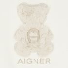 Younger Ivory Ivory Faux Fur Teddy Bear Logo Sweatshirt, 1, hi-res