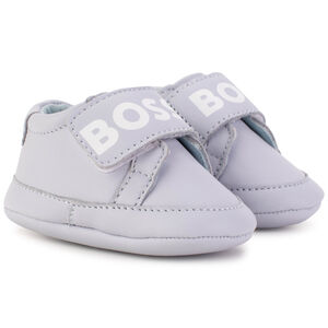 Baby Boys Blue Logo Pre Walker Shoes