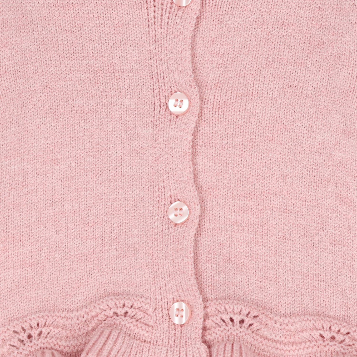 Baby Girls Pink & Ivory Tulle Skirt Set, 1, hi-res