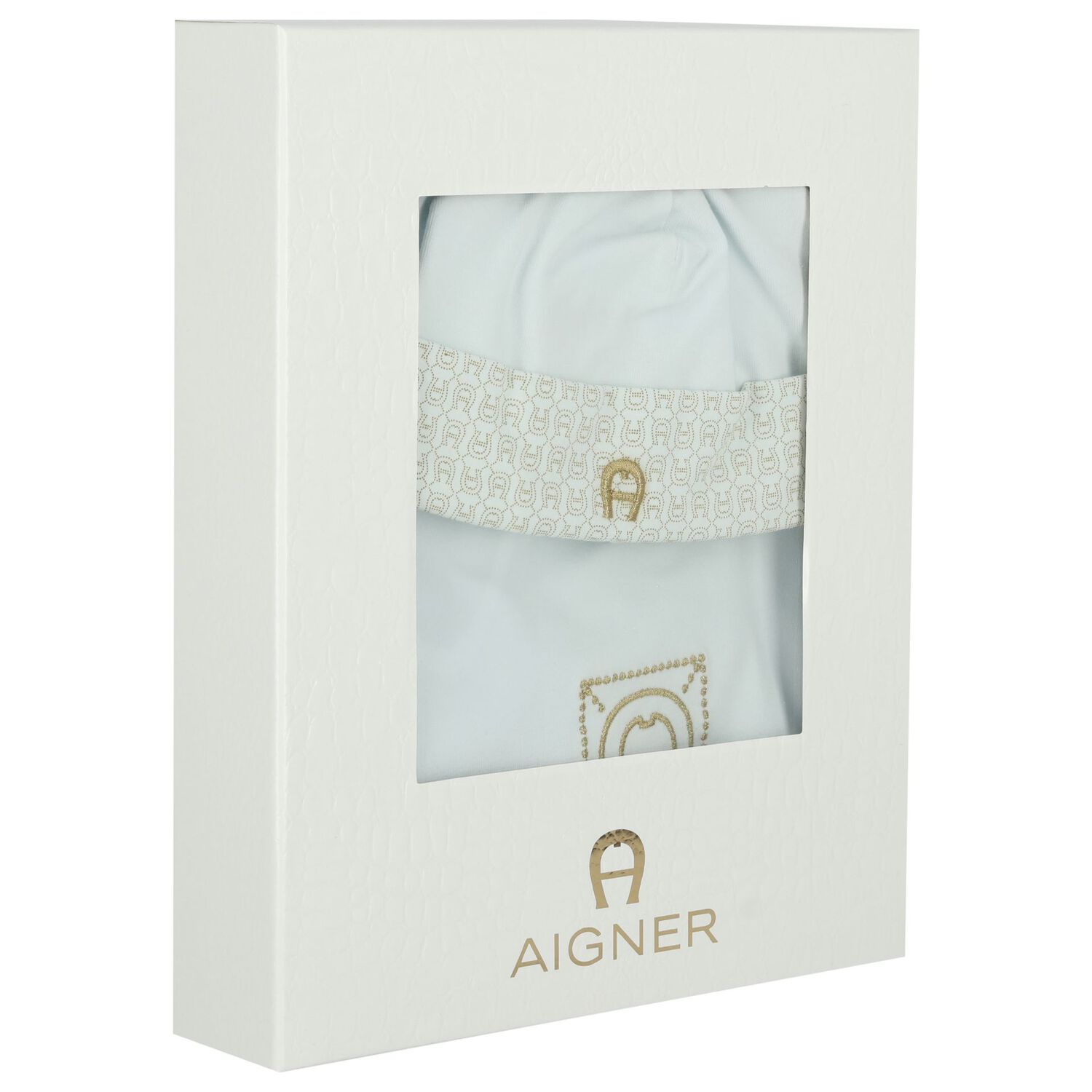 Baby Boys Blue Logo Babygrow Gift Set , 2, hi-res