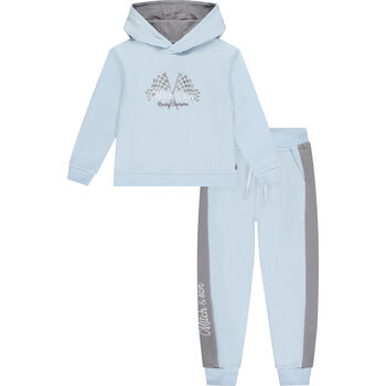Boys Blue Logo Tracksuit