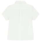 Baby Boys White & Blue Shorts Set, 1, hi-res