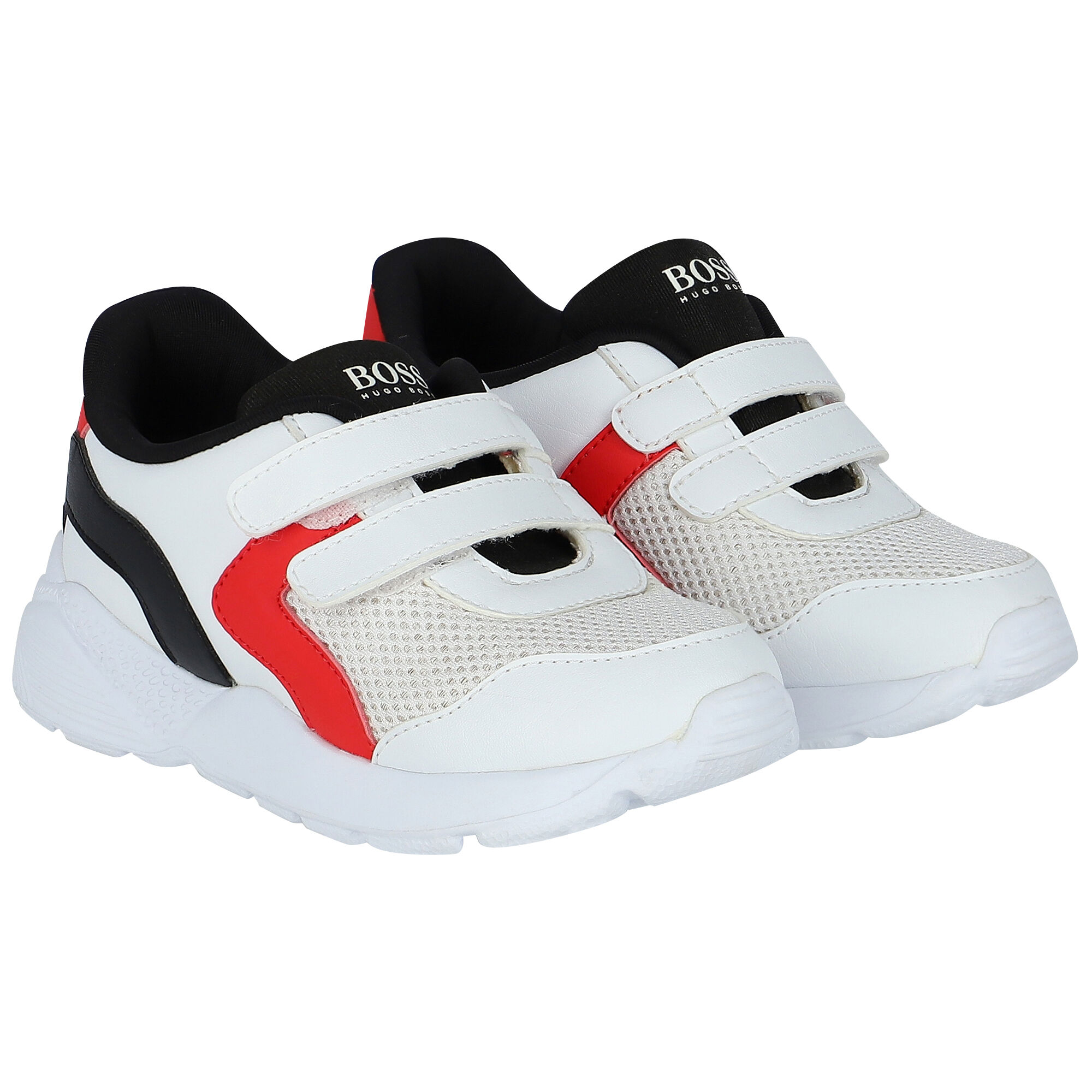 Red 2025 velcro trainers
