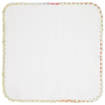 Multi-Coloured Zig Zag Baby Blanket