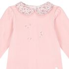 Baby Girls Pink Babygrow, 1, hi-res