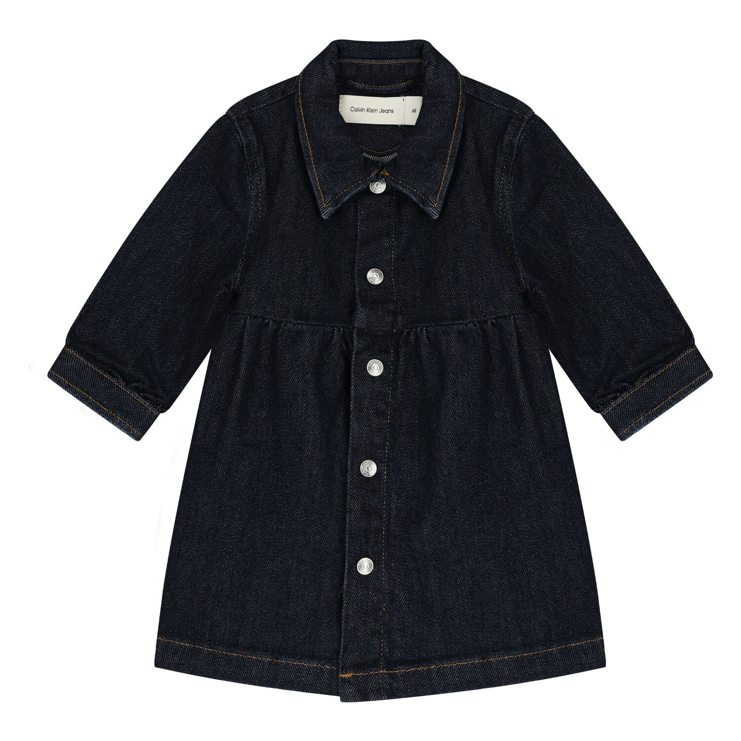 white christmas dresses Rochelle Denim Mini Dress main image 1