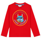 Boys Red Logo Top, 2, hi-res