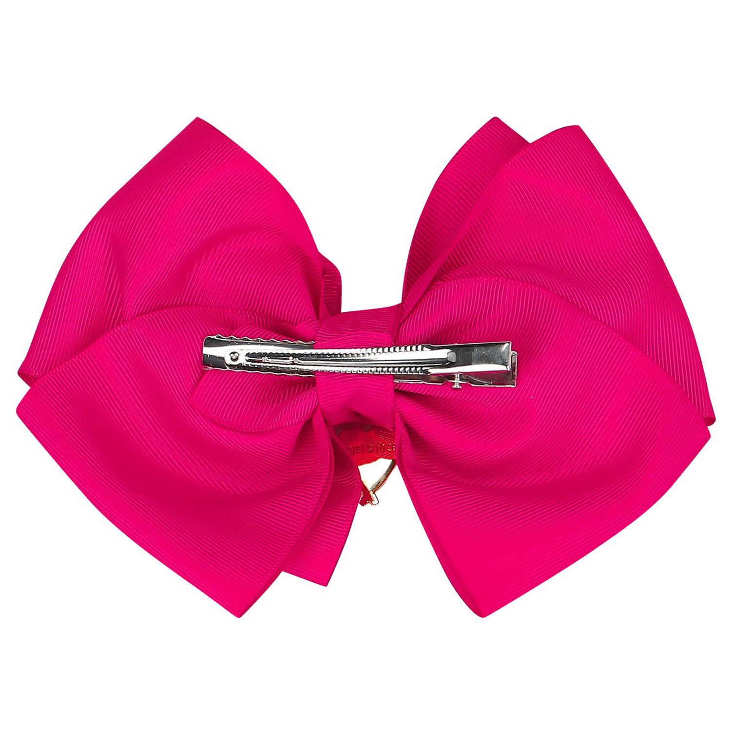 Girls Pink Bow Hairclip, 10, hi-res image number null
