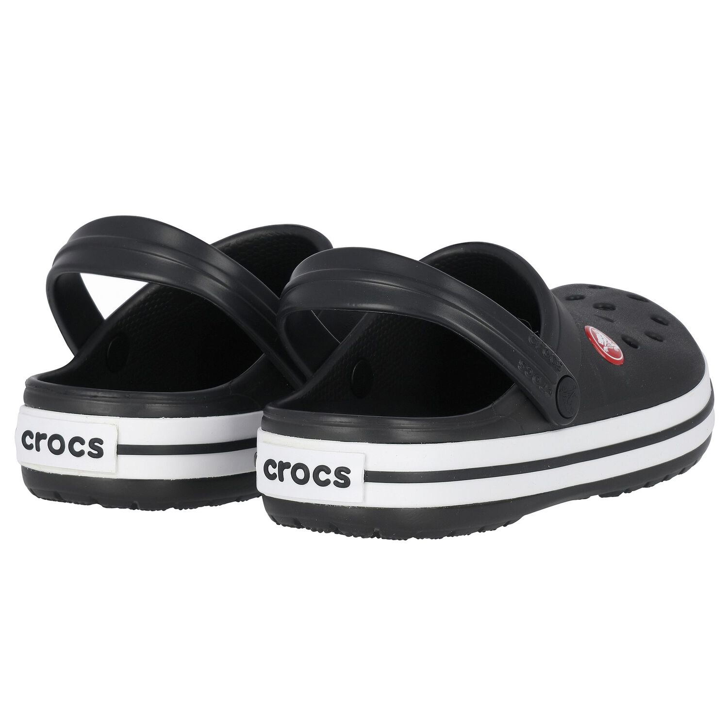 Black Crocband Clogs Sandals, 3, hi-res image number null