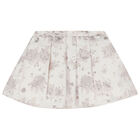 طقم تنورة ساتان باللون الذهبي, 1, hi-res