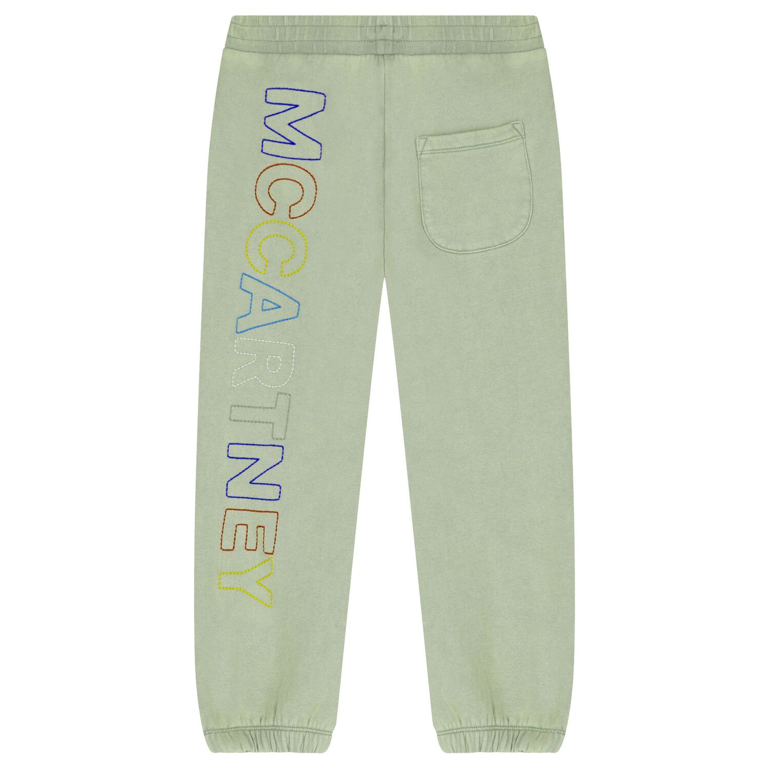 Boys Green Logo Joggers, 1, hi-res
