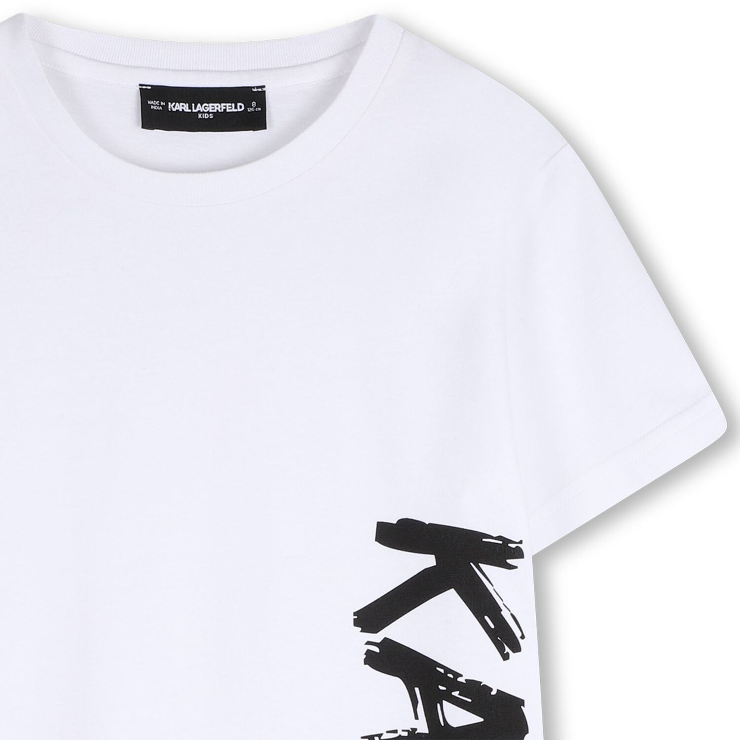 Boys White Logo T-Shirt, 2, hi-res