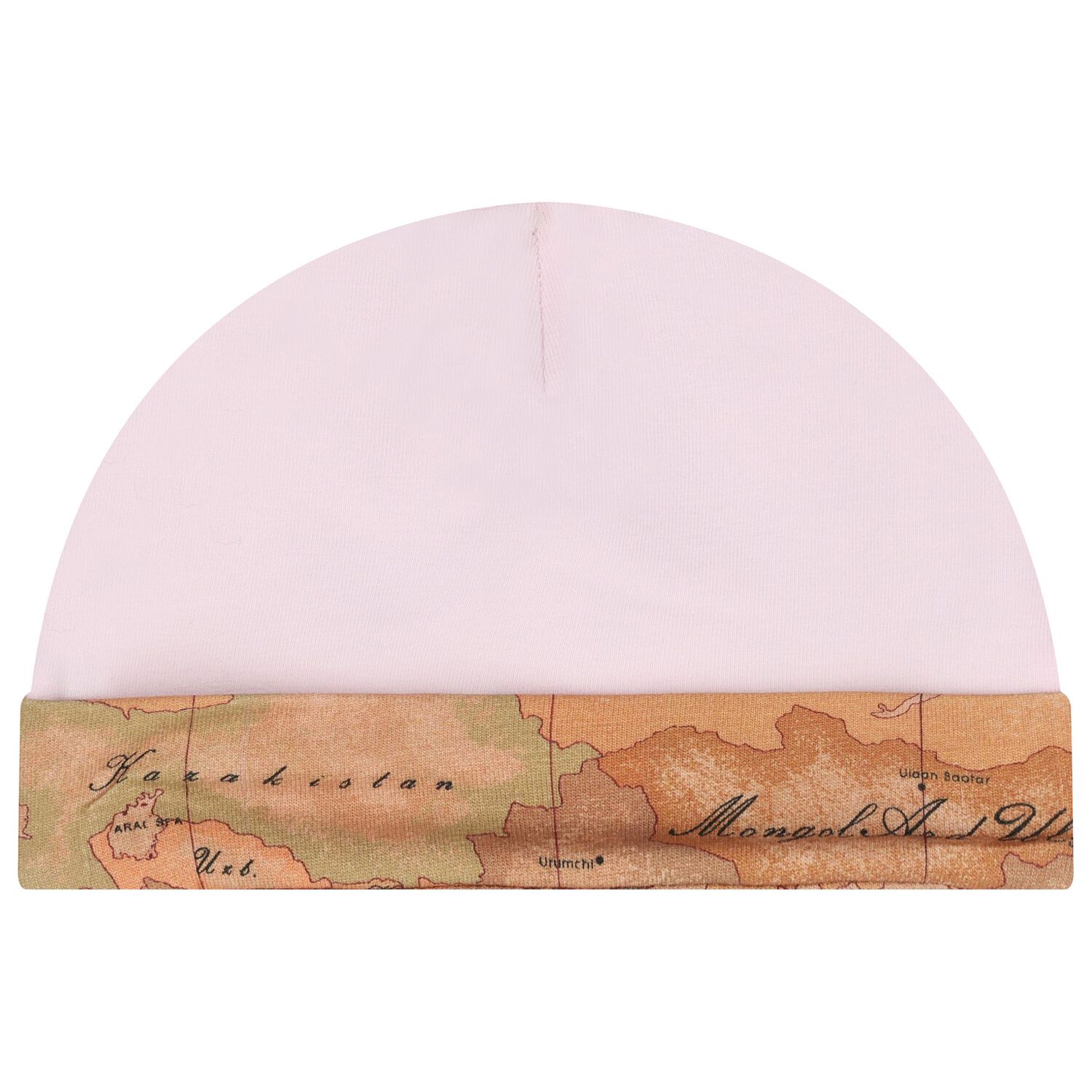 Baby Girls Beige & Pink Geo Map Babygrow Gift Set, 2, hi-res image number null