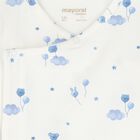 Baby Boys Ivory & Blue Balloon 2 Piece Babygrow Set, 1, hi-res
