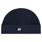 Baby Boys Navy Blue Logo Hat, 3, hi-res