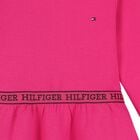 Girls Pink Logo Dress, 1, hi-res