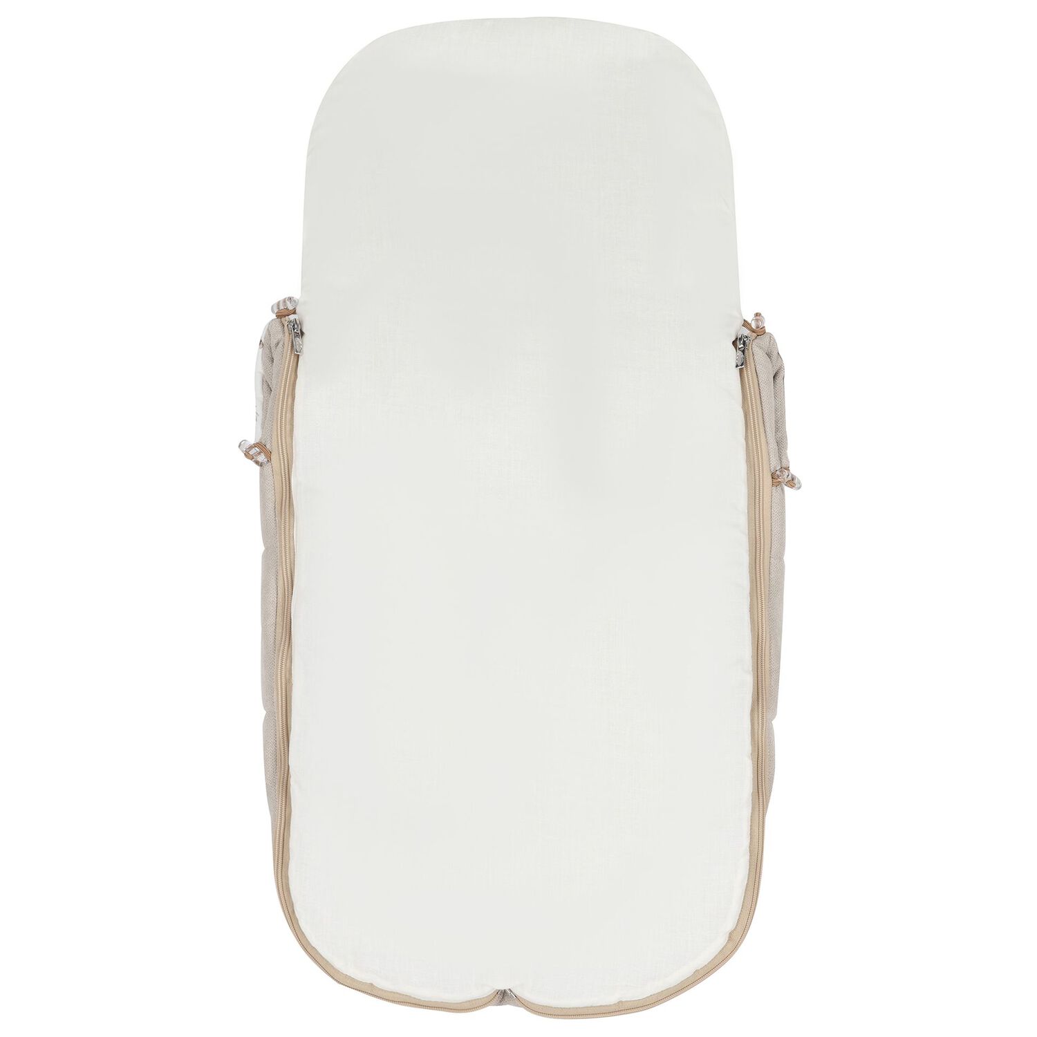 Ivory & Beige Teddy Bear Baby Nest , 2, hi-res