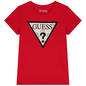 Girls Red Logo T-Shirt