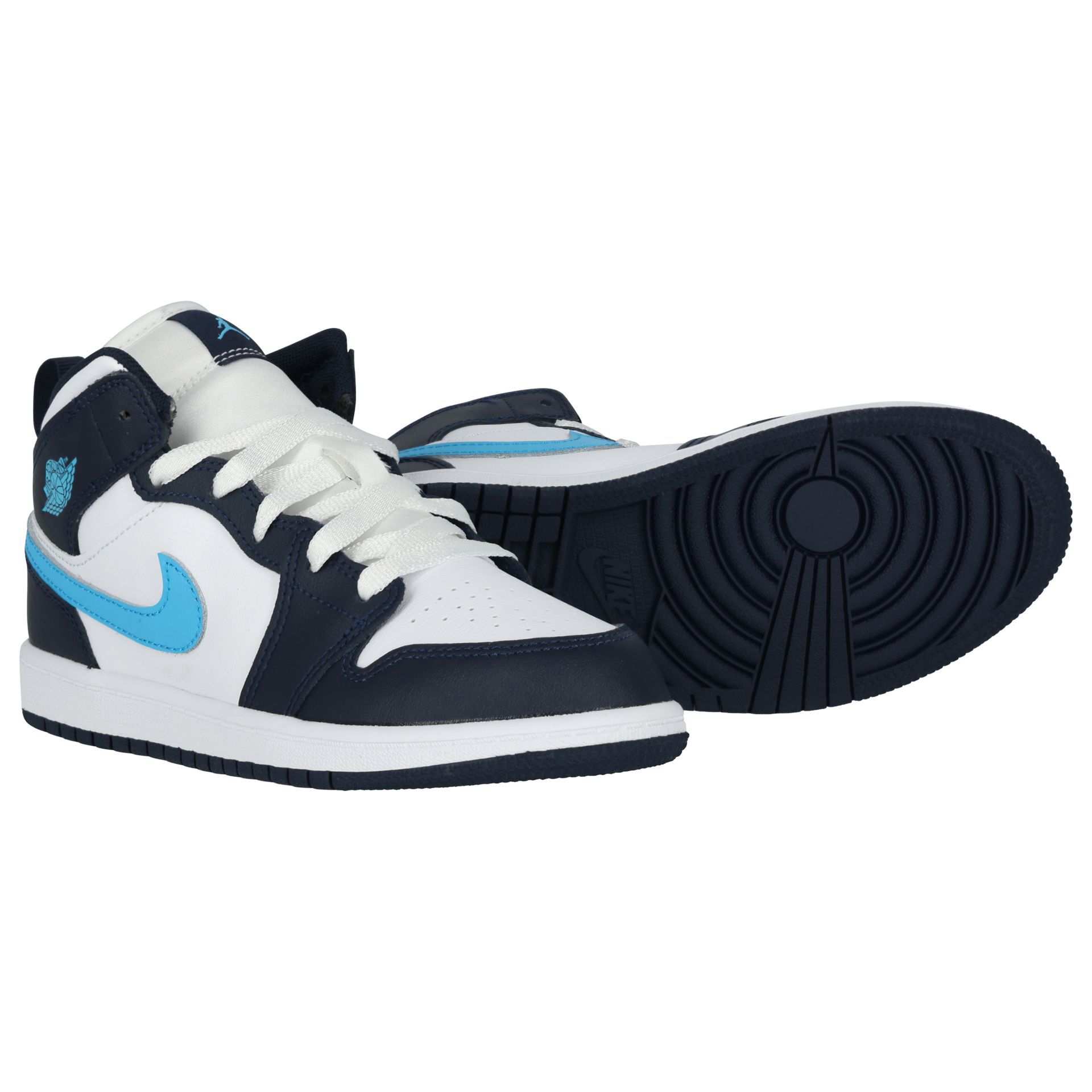 blue and white jordan 1 junior