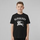Boys Black EKD Logo T-Shirt, 1, hi-res