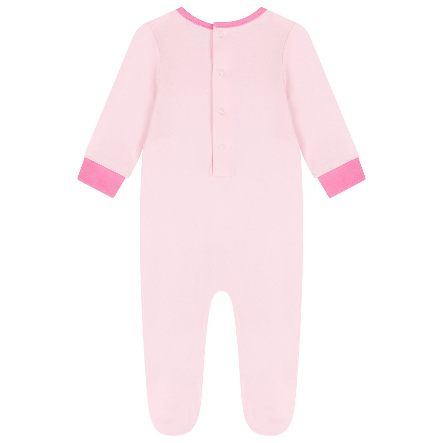 Baby Girls Pink Logo Babygrow, 3, hi-res image number null