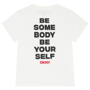 Boys White Logo T-Shirt