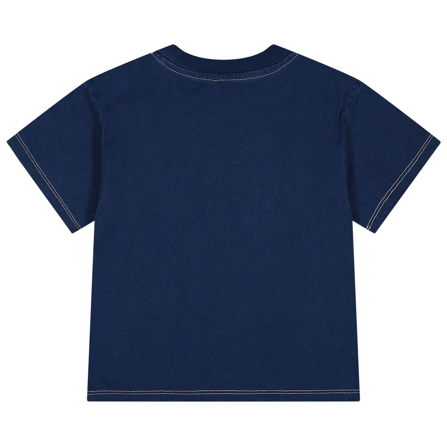 Boys Navy Blue Logo T-Shirt, 1, hi-res
