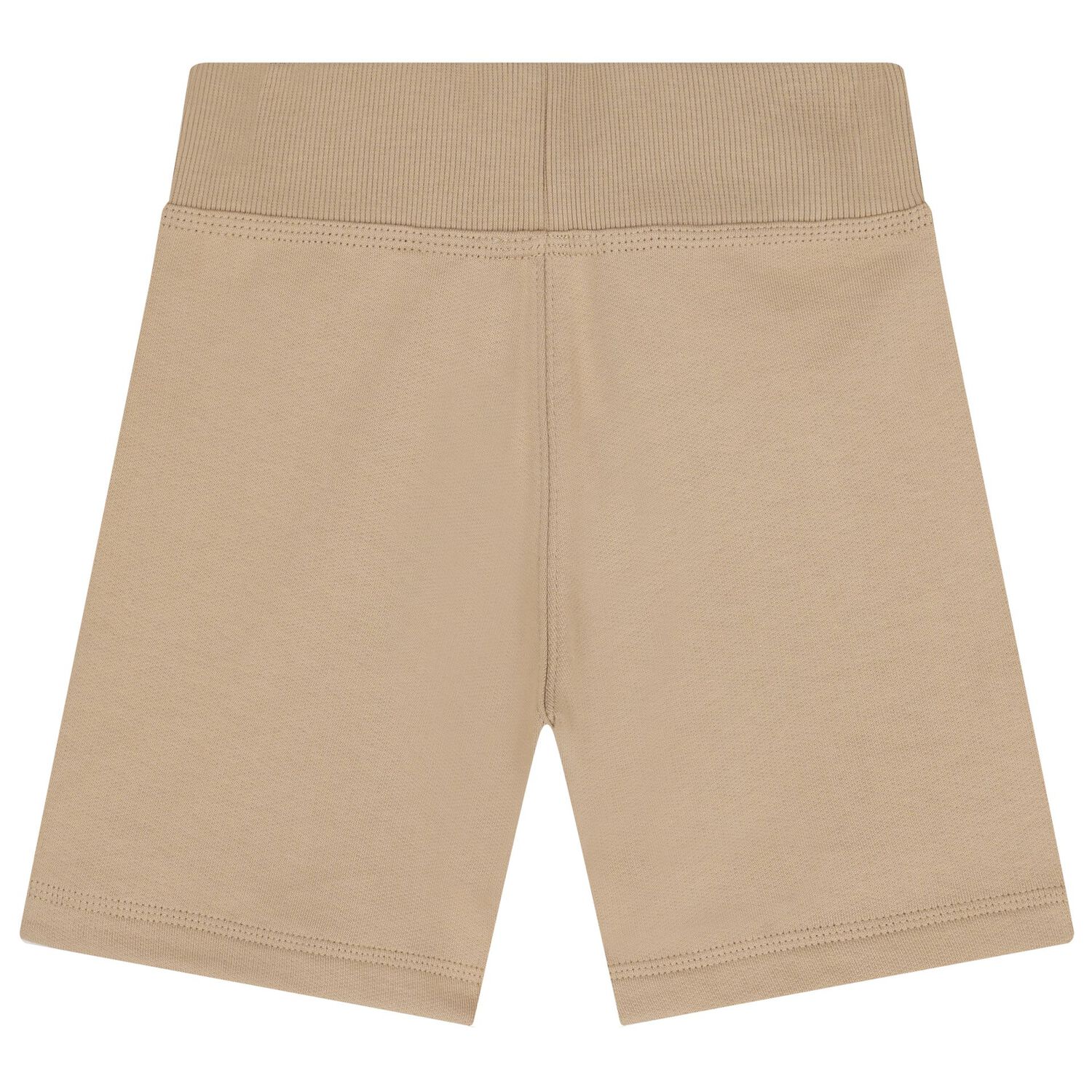 Beige Check Logo Shorts, 1, hi-res image number null