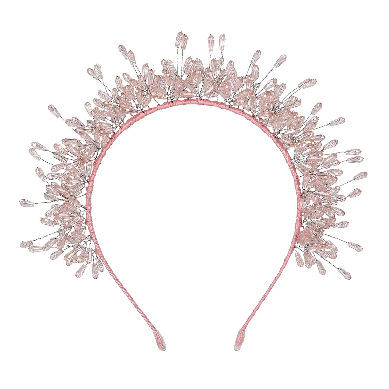 Girls Pink Embellished Headband, 1, hi-res image number null