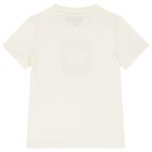 Boys Navy Blue, Ivory & Beige T-Shirts (3 Pack), 1, hi-res