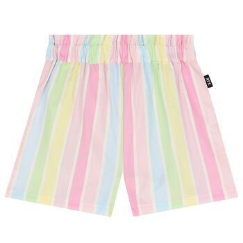 Girls Multi-Coloured Striped Shorts