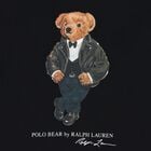 Boys Black Polo Bear T-Shirt, 1, hi-res