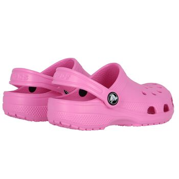Girls Pink Classic Clogs Sandals