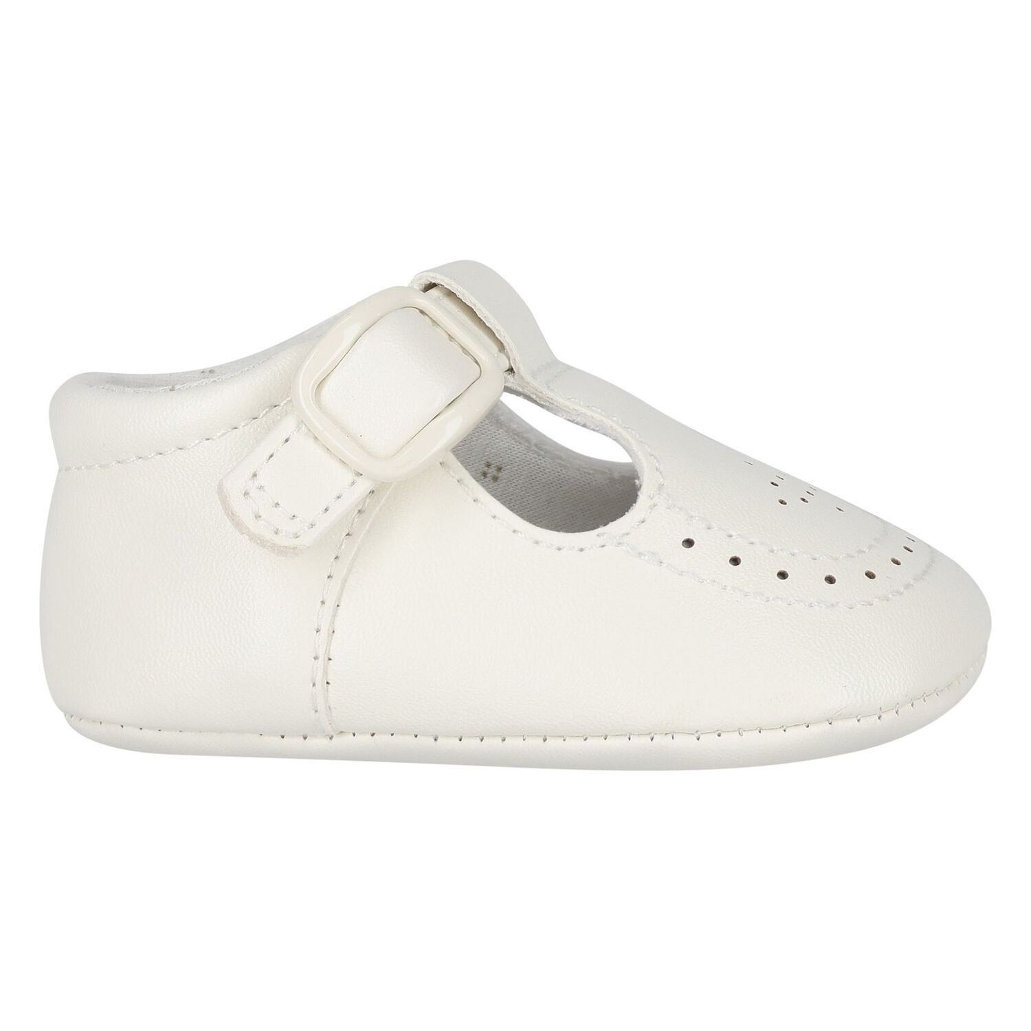 Baby Boys Ivory Pre Walker Shoes, 1, hi-res image number null