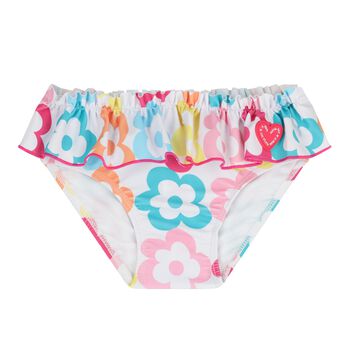 Baby Girls Multi-Coloured Floral Bikini Brief