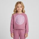 Girls Pink Logo Sweatshirt, 1, hi-res