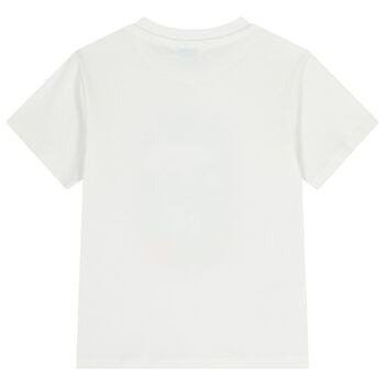 Boys White Underwater Window T-Shirt