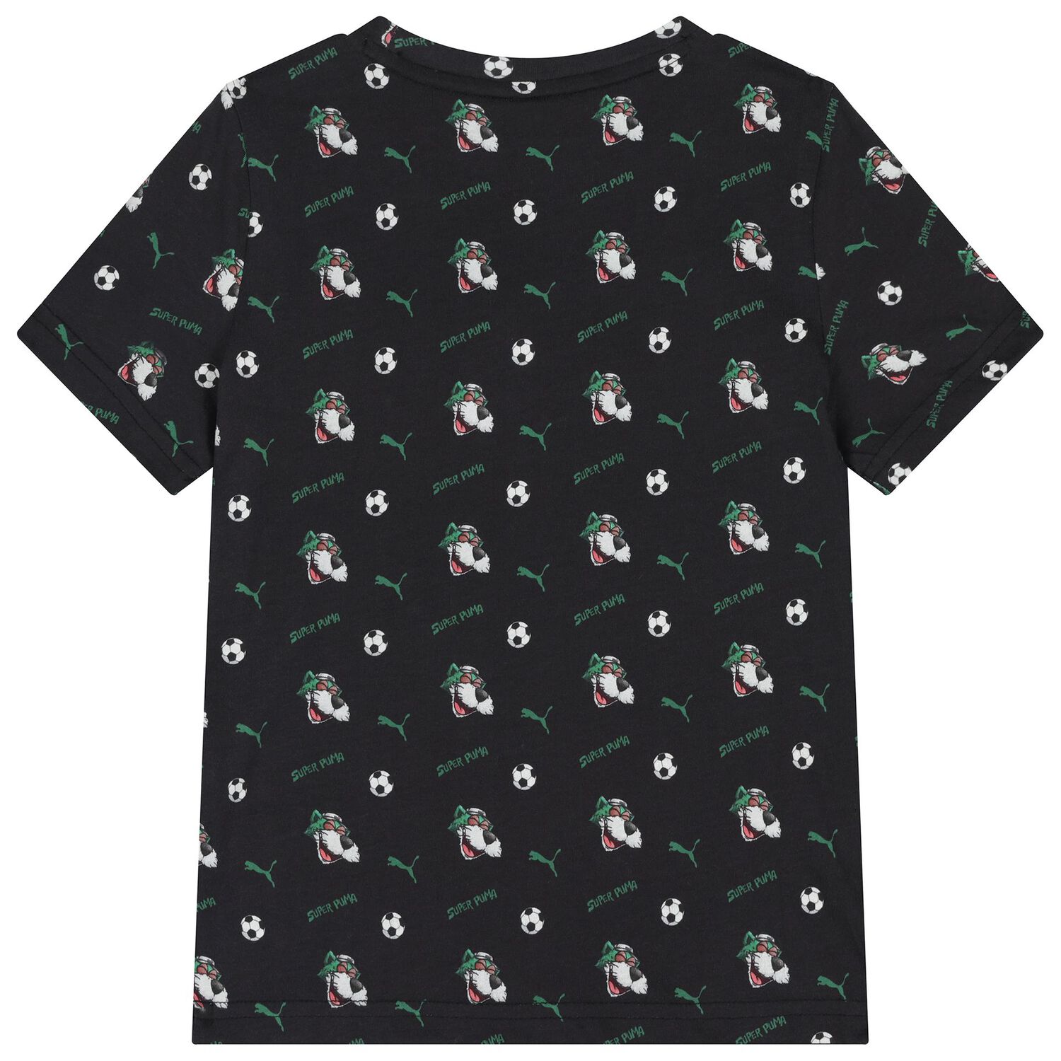 Boys Black & Green Logo Shorts Set, 1, hi-res