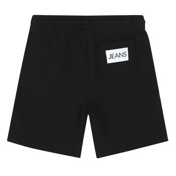Black Logo Shorts